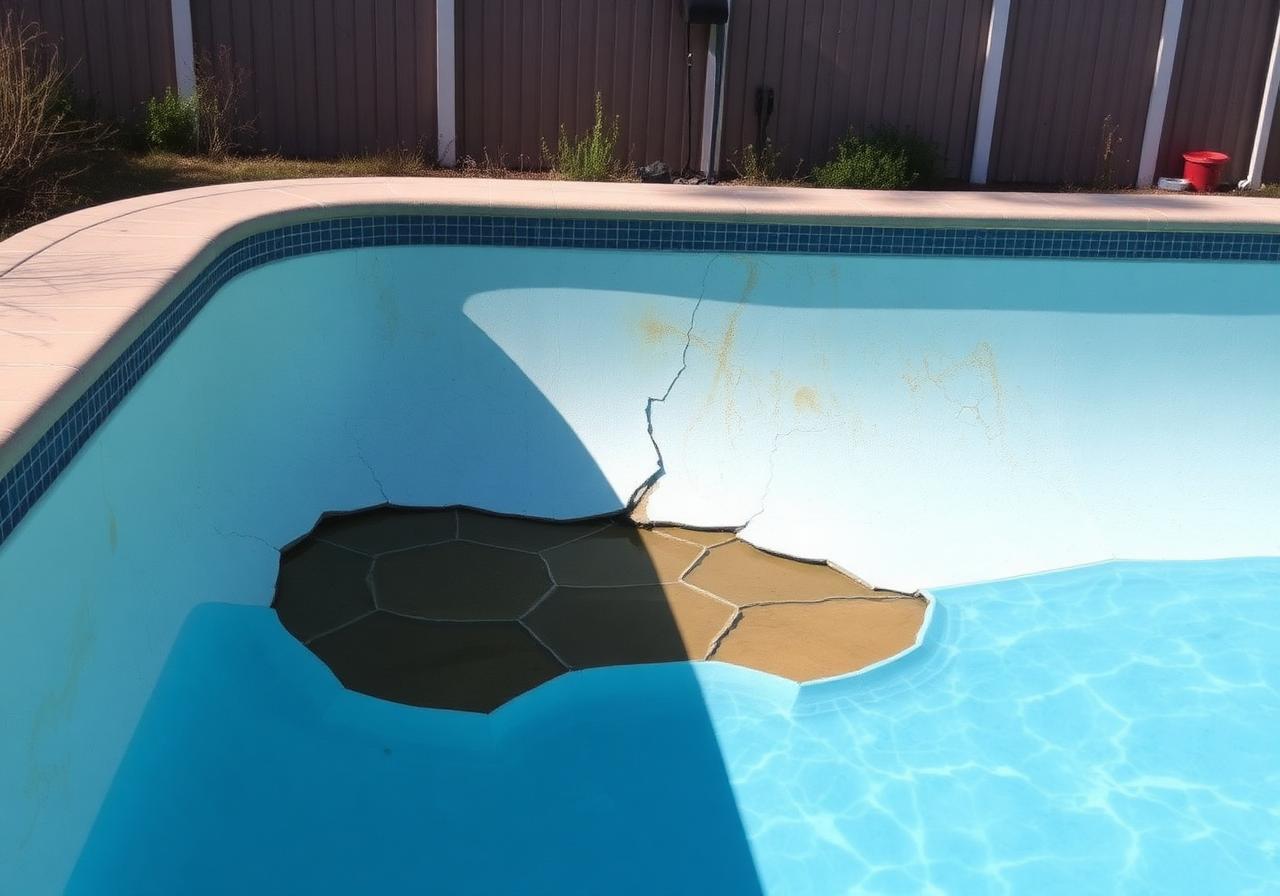 Fibreglass Relining — before