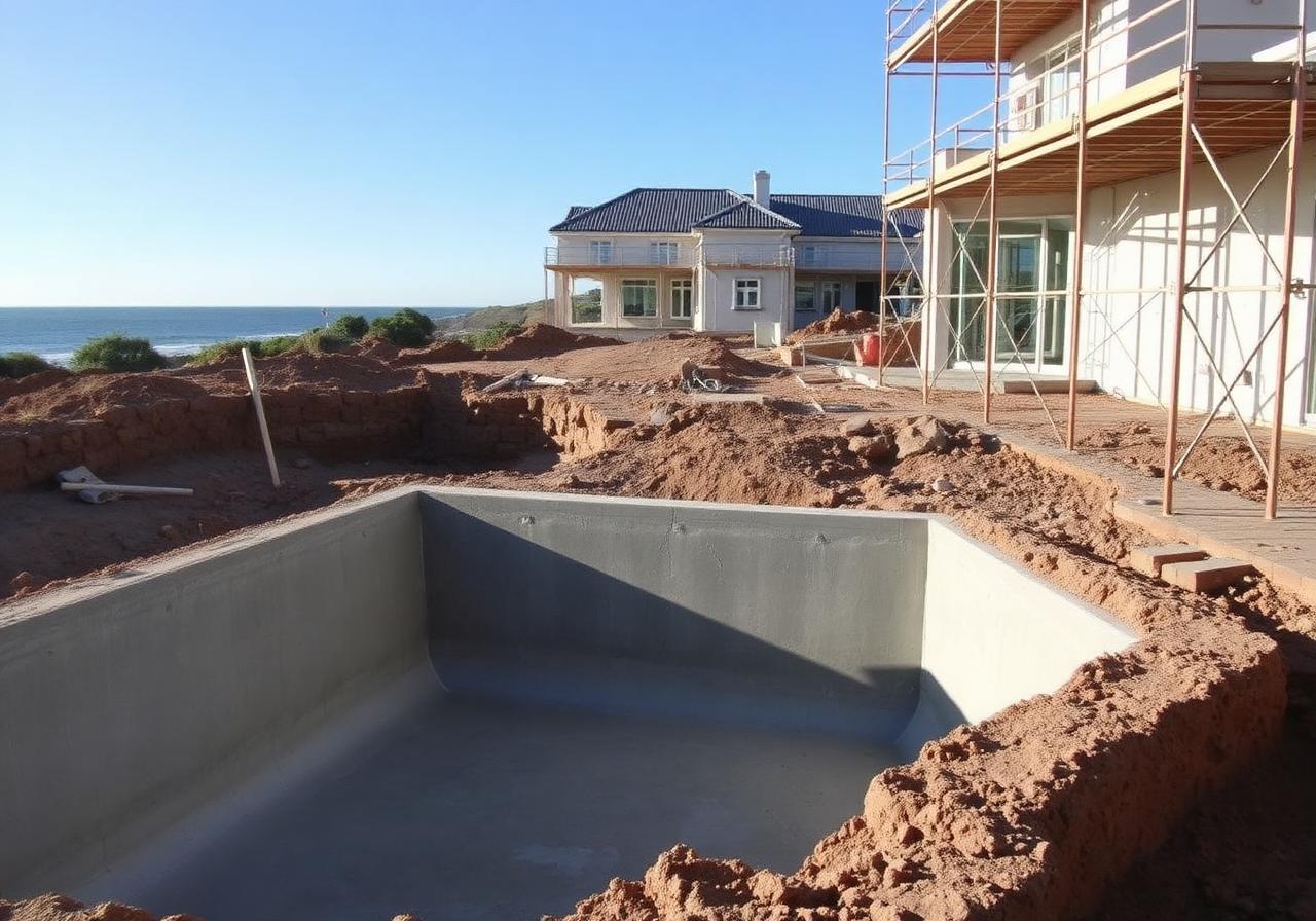 Major Pool Restoration — before